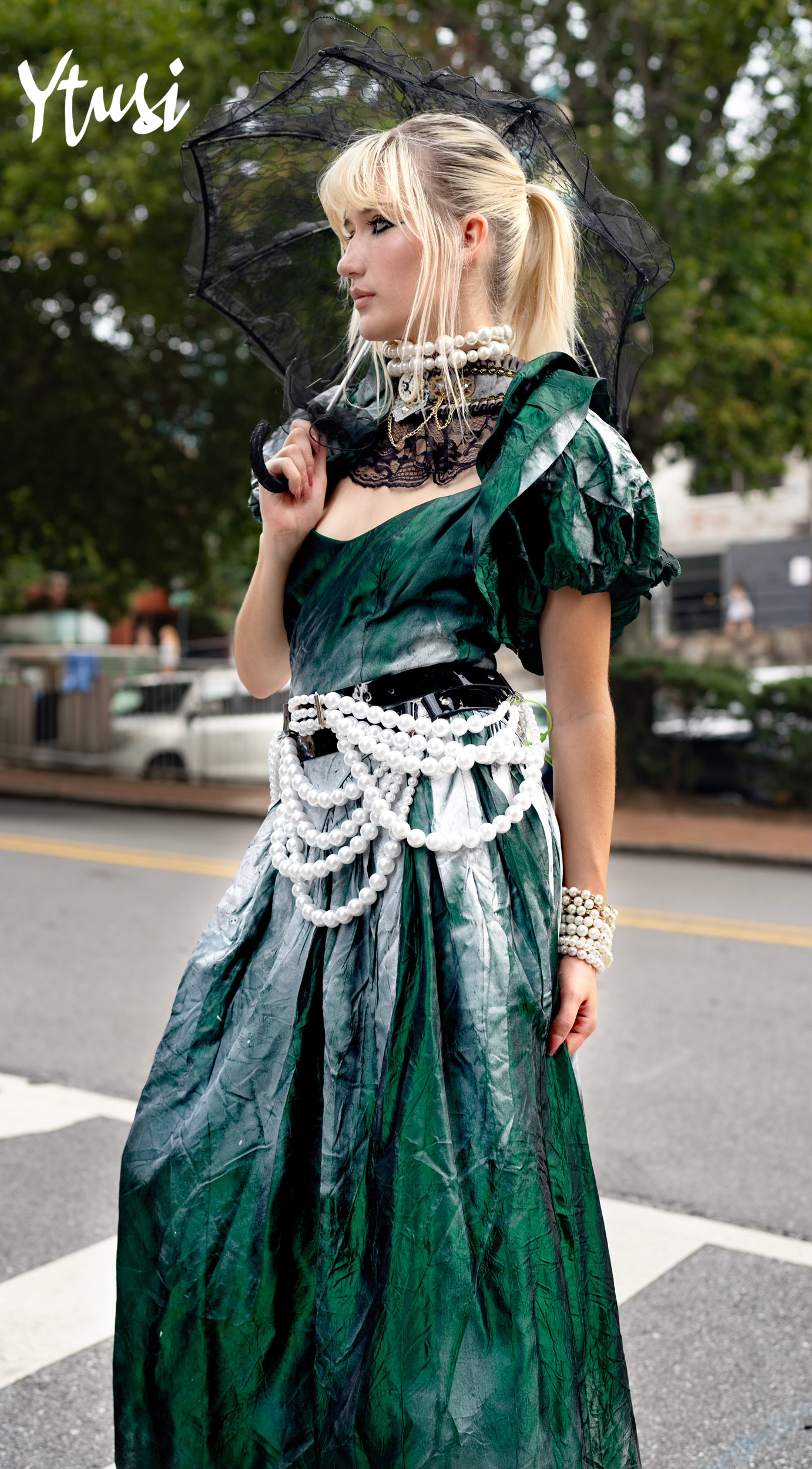 Green Ivy Evening Gown