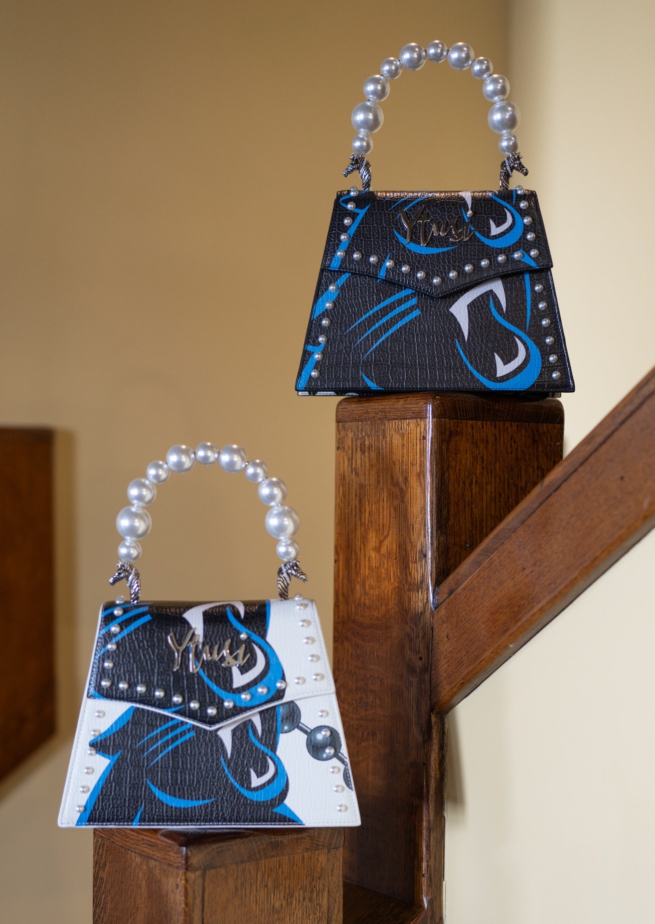 PEARLA HANDBAG | CAROLINA PANTHERS