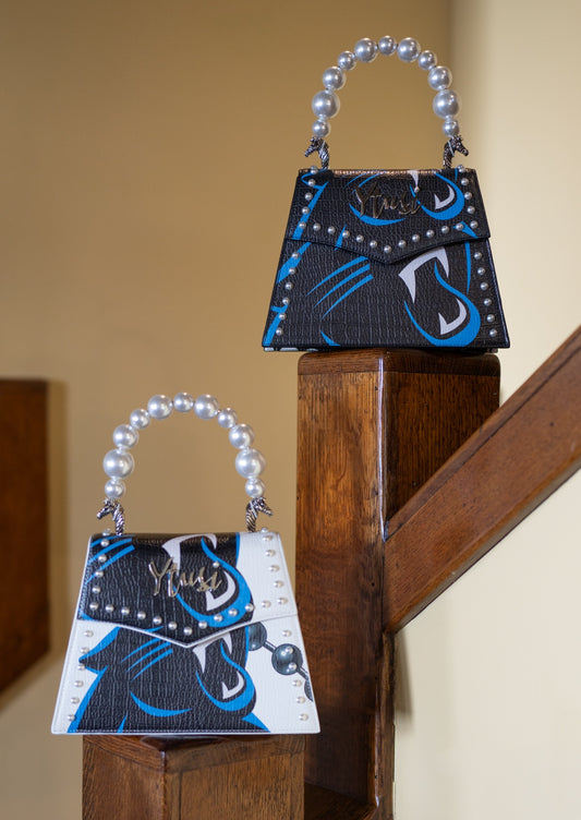 PEARLA HANDBAG | CAROLINA PANTHERS