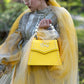 PEARLA HANDBAG | YELLOW