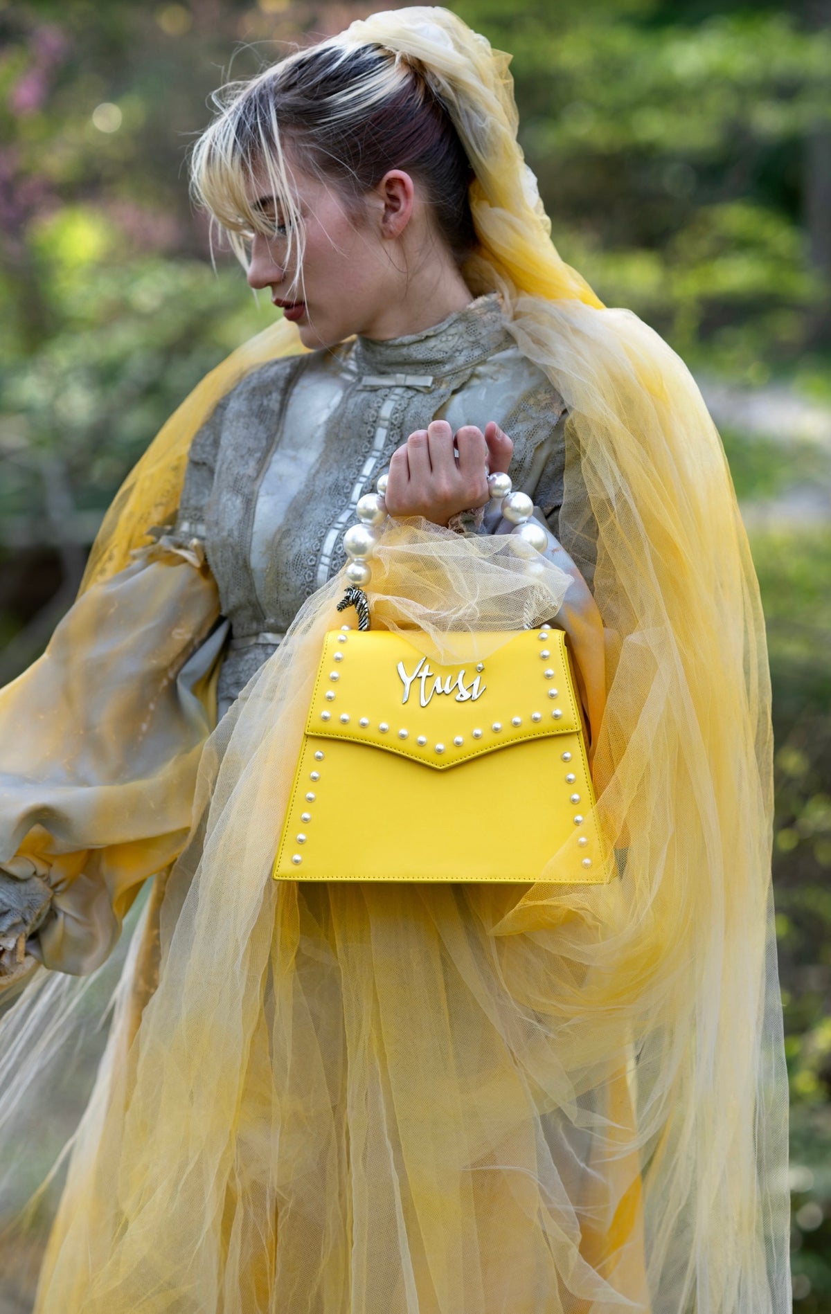 PEARLA HANDBAG | YELLOW
