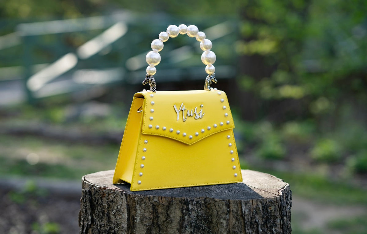 PEARLA HANDBAG | YELLOW