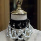 LEATHER PEARL CHOKER