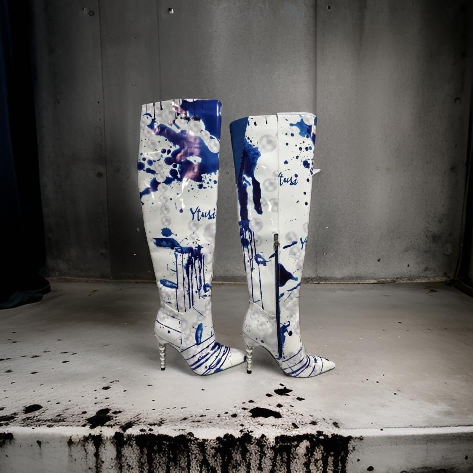 COLD BLOODED BOOT | WHITE / BLUE