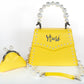 PEARLA HANDBAG | YELLOW