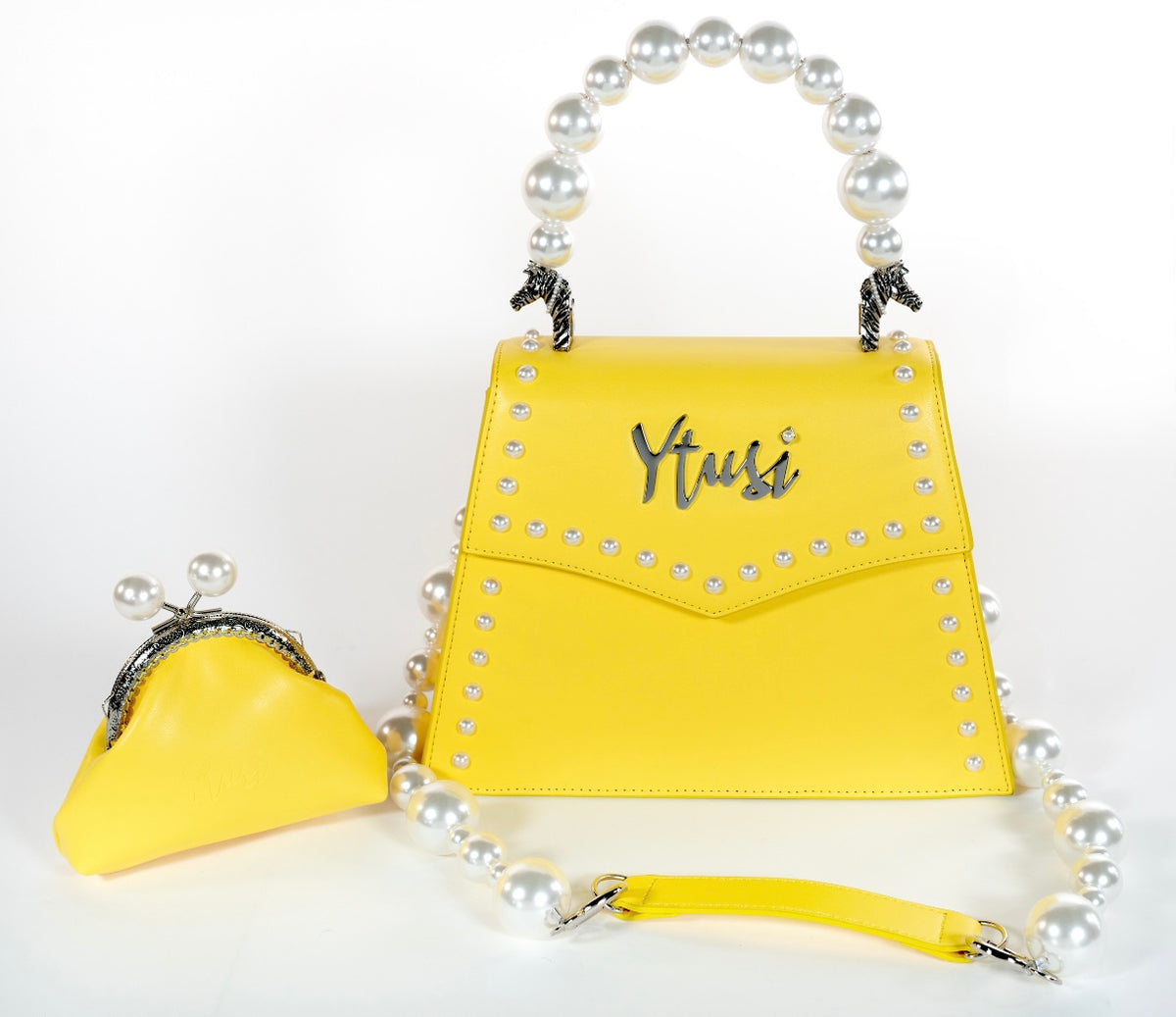PEARLA HANDBAG | YELLOW