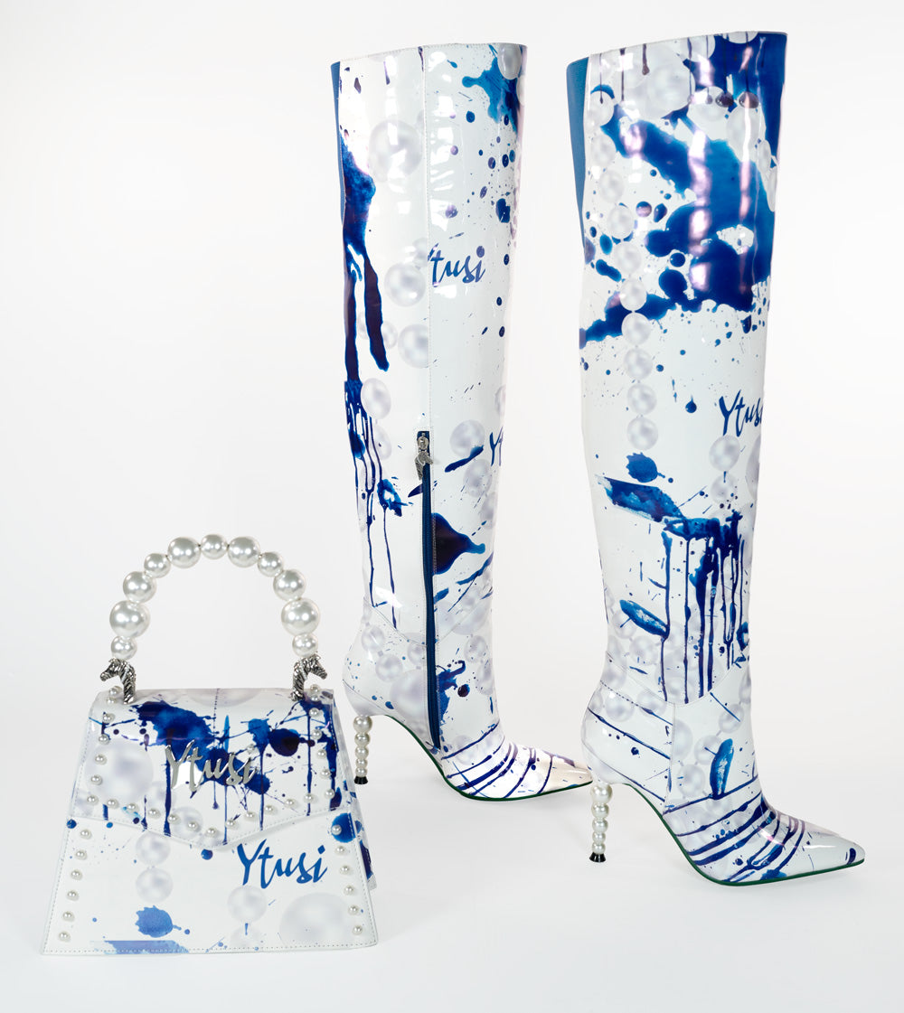 COLD BLOODED BOOT | WHITE / BLUE