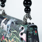 PEARLA HANDBAG | JUNGLE, BLACK PEARL HANDLE