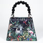 PEARLA HANDBAG | JUNGLE, BLACK PEARL HANDLE