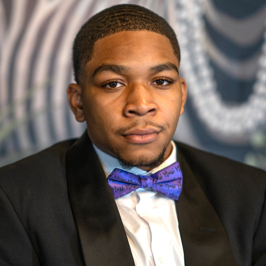 MONOGRAM BOW TIE