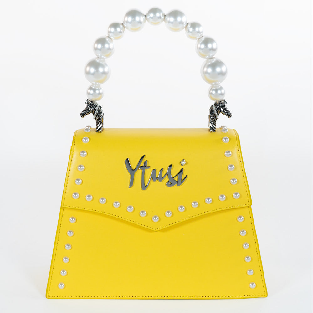 PEARLA HANDBAG | YELLOW